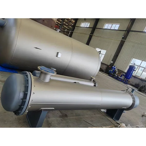 Установка с теплообменником из нержавеющей стали