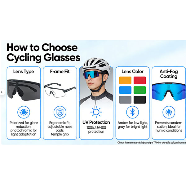 Как выбрать велосипедные очки