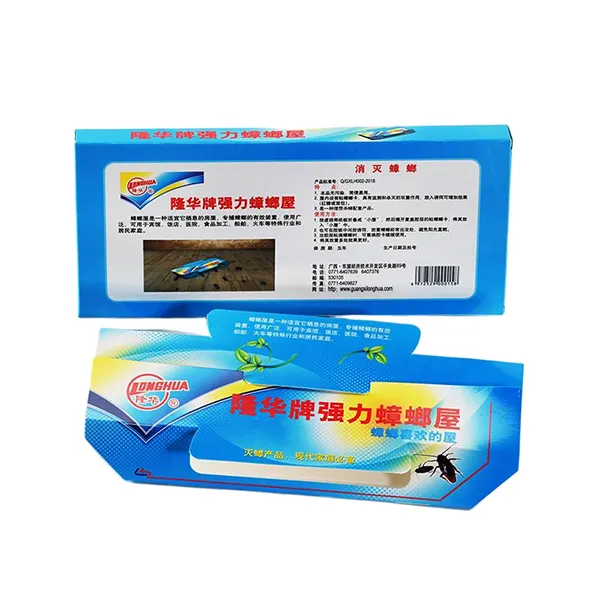 Набор клеевых домиков для тараканов (1 коробка, 3 домика)