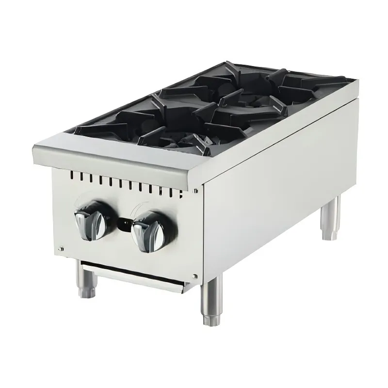 Газовая 2-конфорочная плита для глиняных горшочков