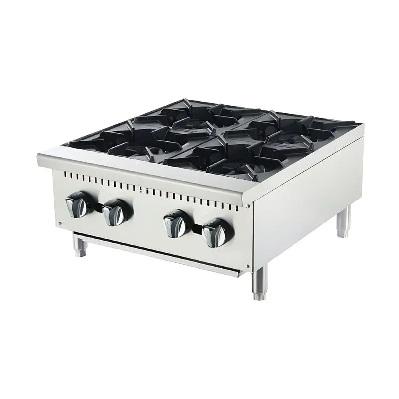 Газовая 4-конфорочная плита для глиняных горшочков