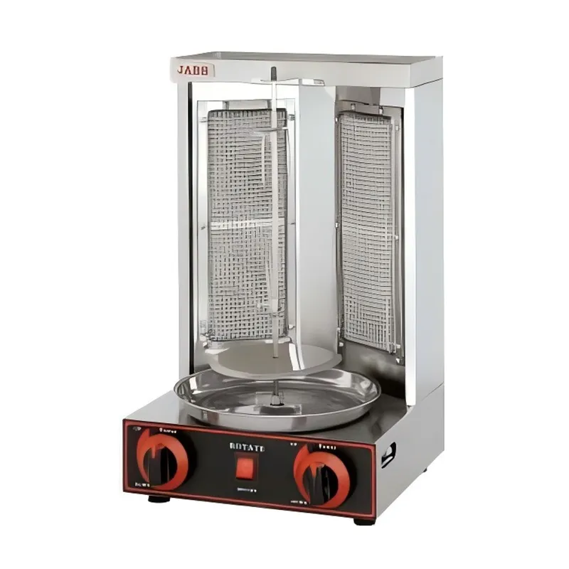 Газовый 2-вертельный настольный гриль для мяса