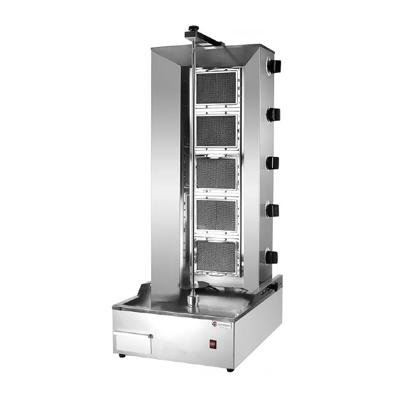 Газовый 5-вертельный настольный гриль для мяса