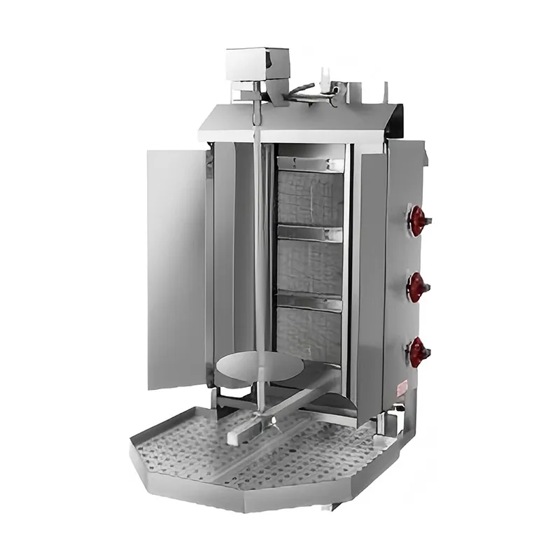 Газовый 6-вертельный настольный гриль для мяса 550