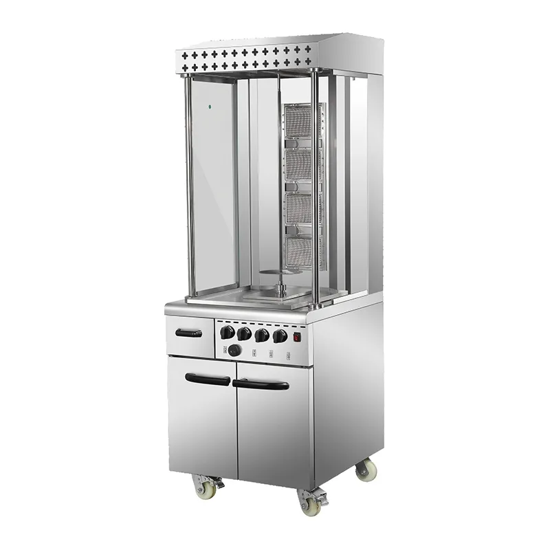 Однопоточный ближневосточный гриль для мяса с тумбой