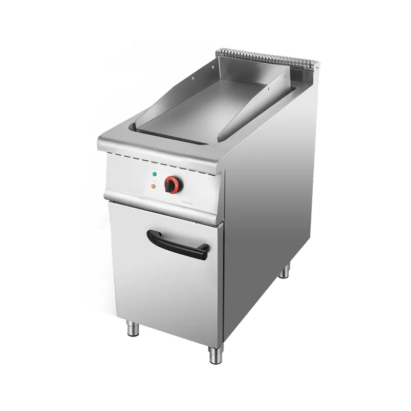 Электрическая полностью плоская плита-гриль + тумба с шкафом 400–360