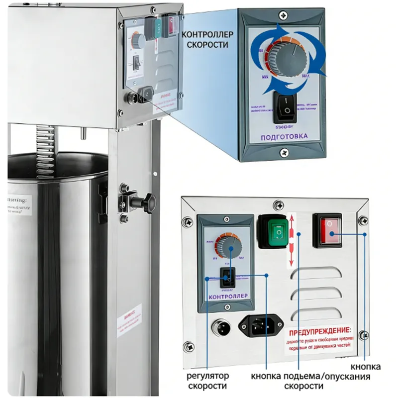 Электрическая шприц-машина для колбас