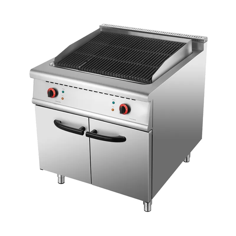 Электрический гриль на вулканических камнях + тумба с шкафом