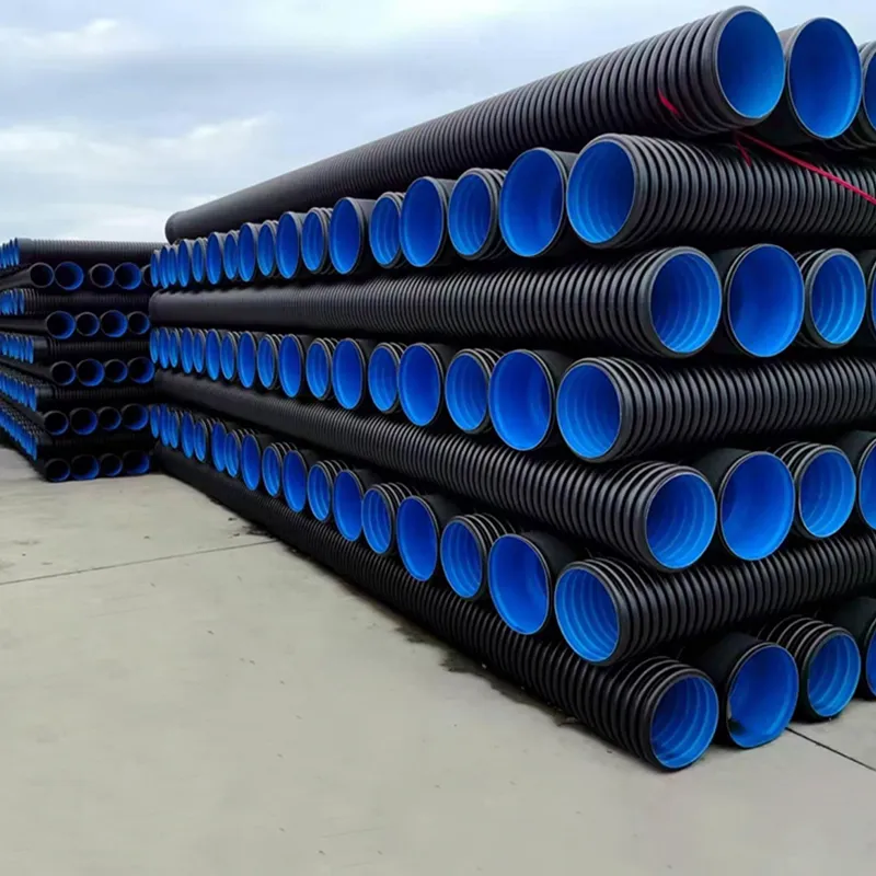 Двухслойные гофрированные трубы HDPE