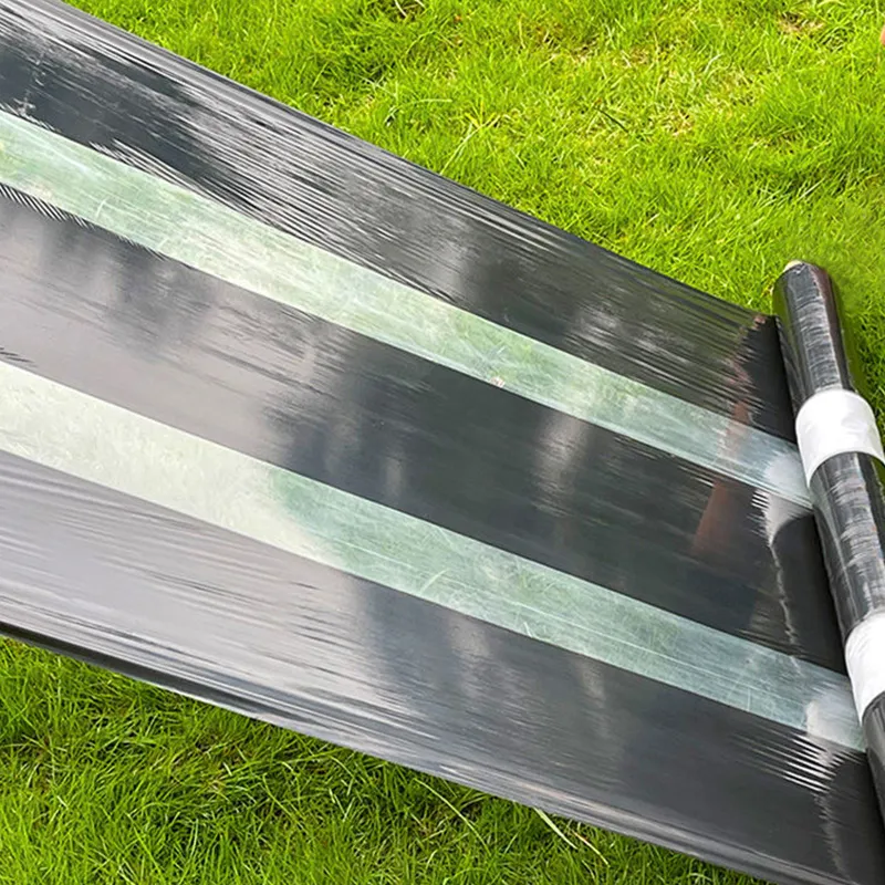 Чёрно-белая мульчирующая плёнка