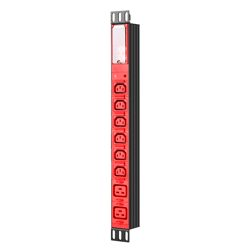Однофазный PDU с 6 розетками C13 + 2 розетками C19