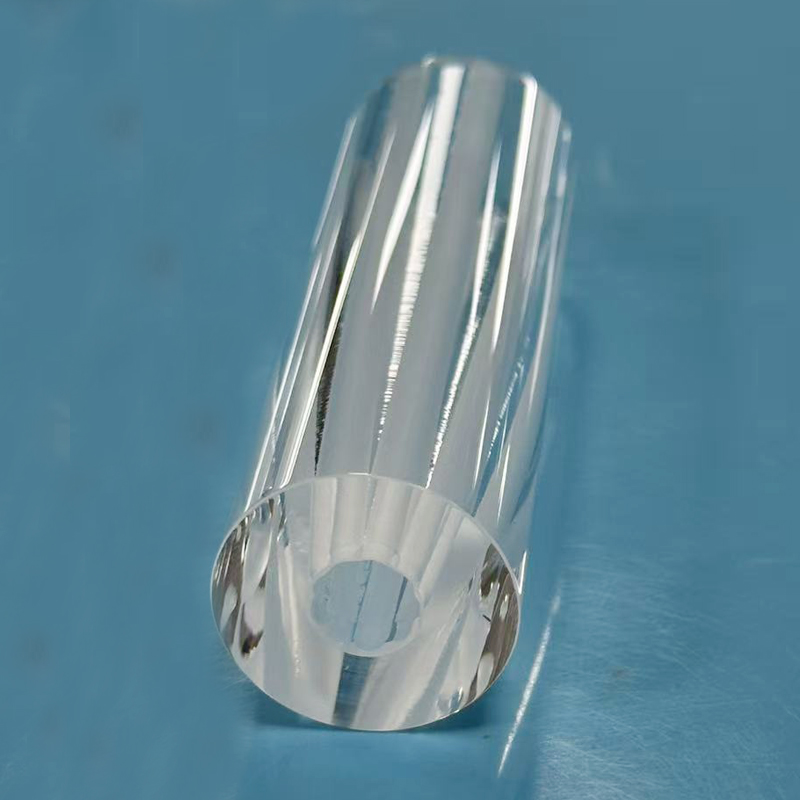 Высокочистая кварцевая коническая переходная трубка (φ30×φ25×100, устойчивая к высоким температурам и коррозии)