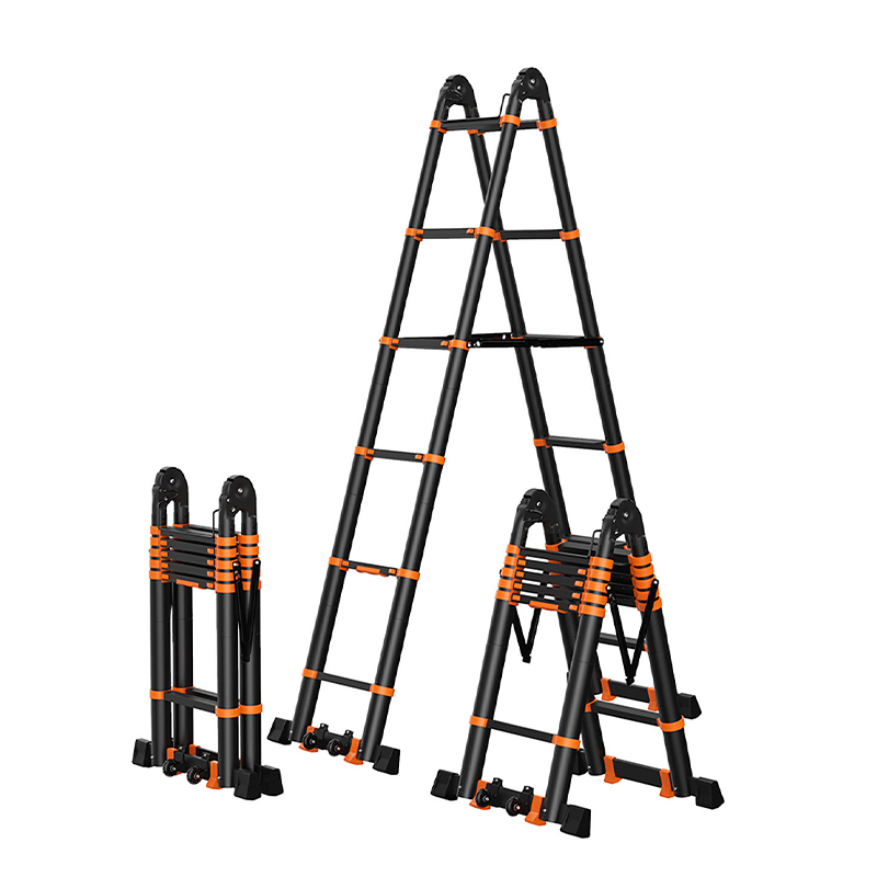 Двухсекционная телескопическая лестница AY-ZJ3038C