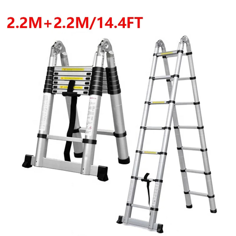 Двухсекционная телескопическая лестница AY-ZJ3044A