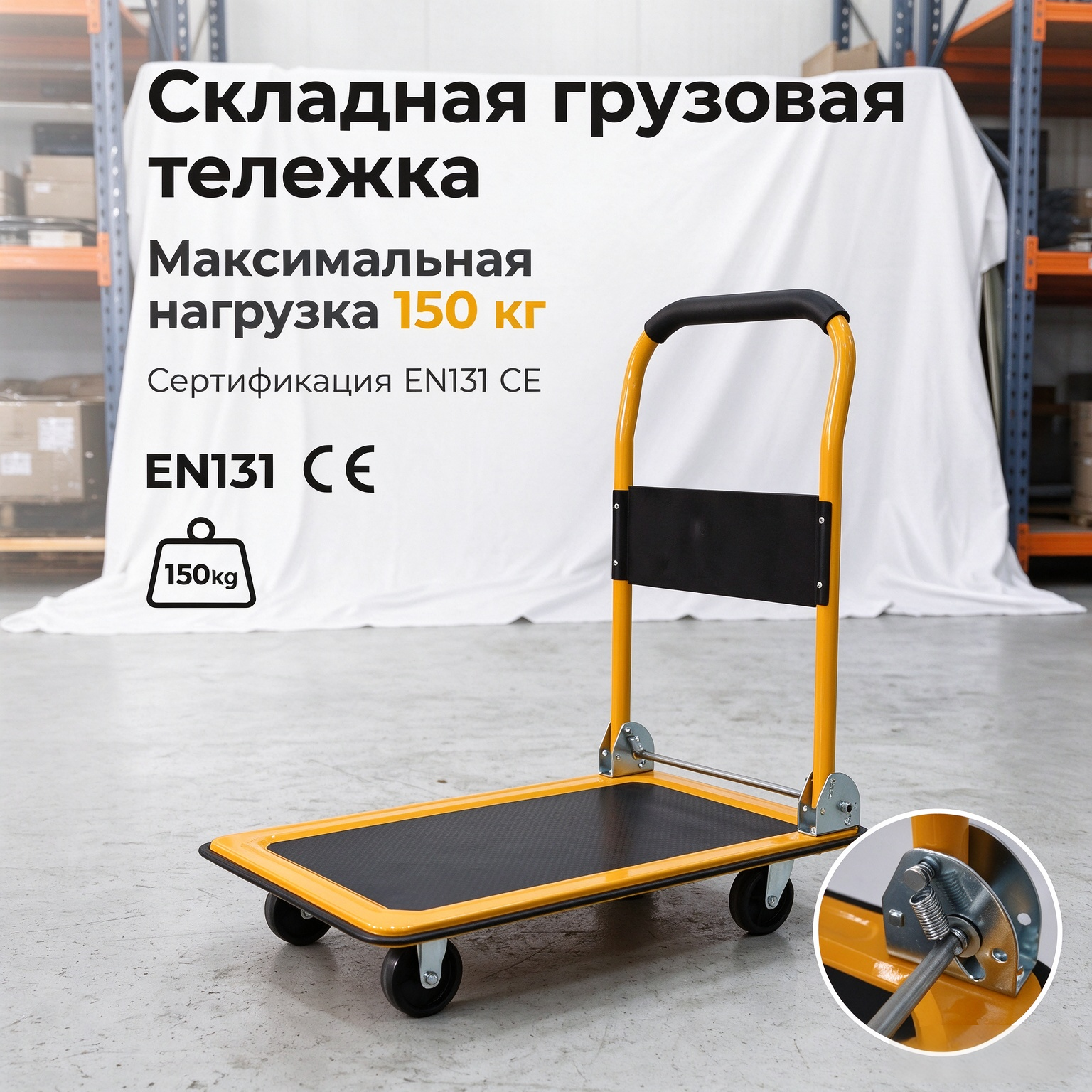 Платформенная складная тележка оптом от производителя