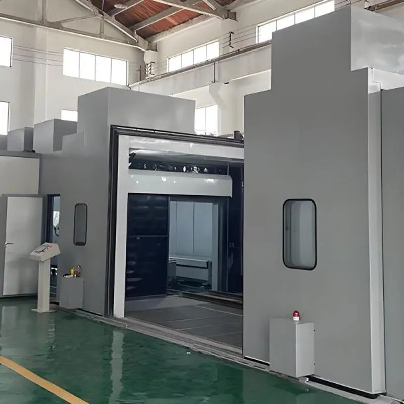 Зумоизолированная окрасочная камера с верхним открыванием