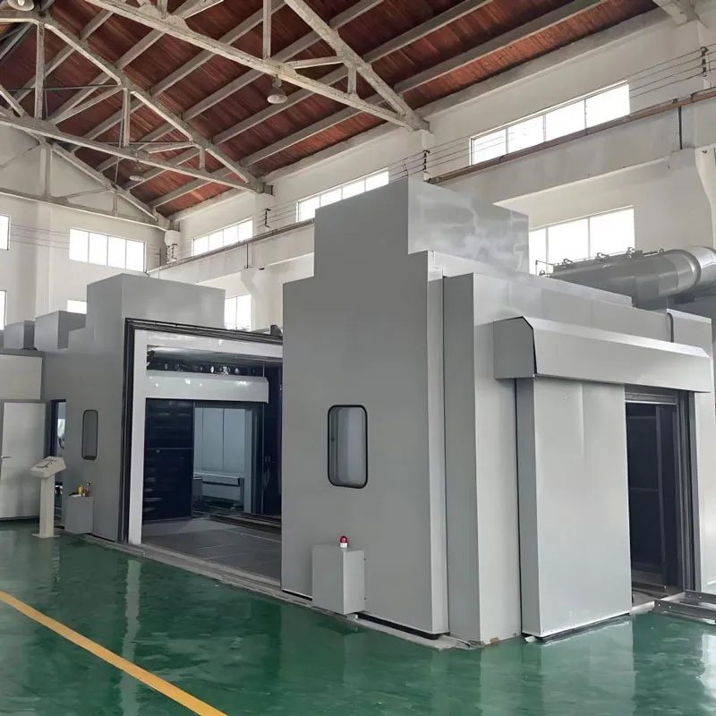 Зумоизолированная окрасочная камера с верхним открыванием