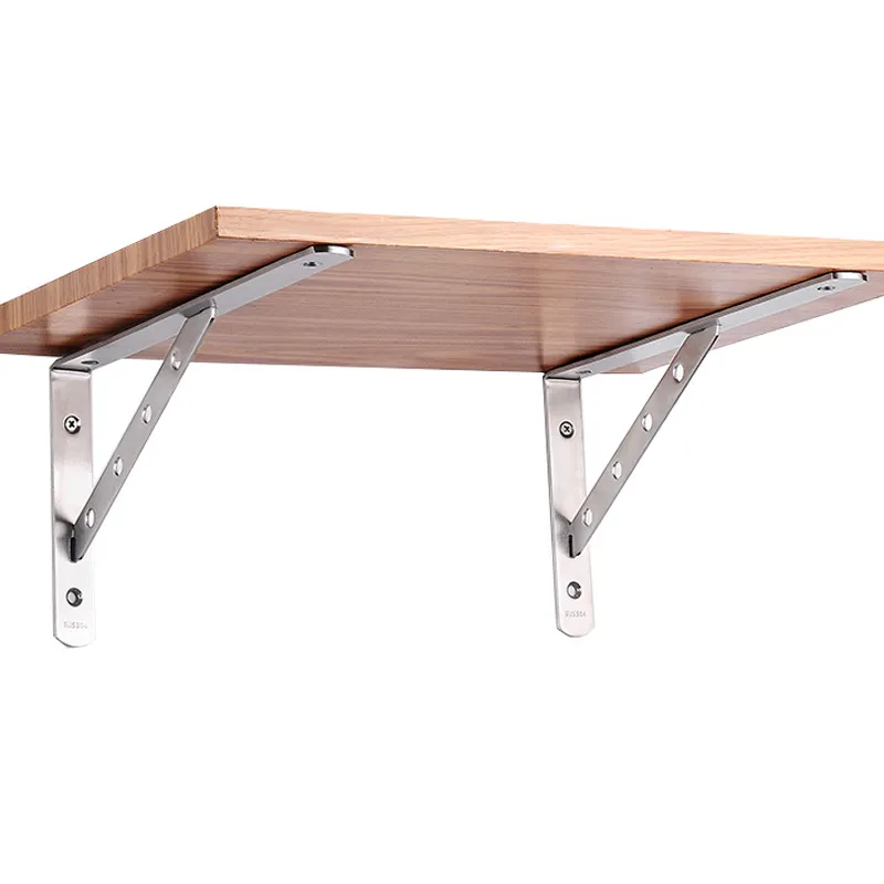 Кронштейн стационарный с прямым углом Треугольная подставка из нержавеющей стали