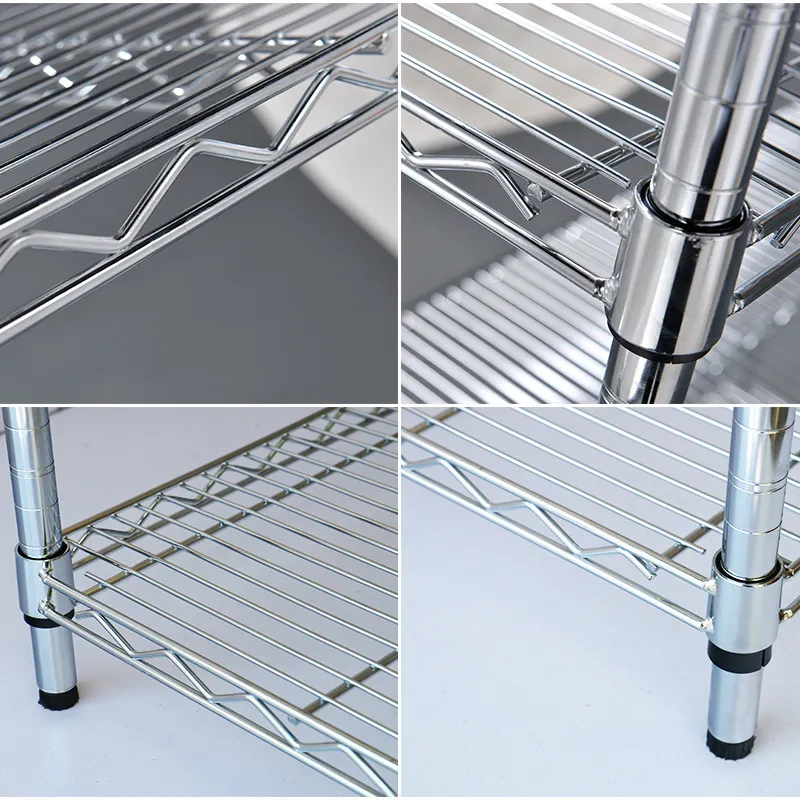 Мобильный сетчатый стеллаж