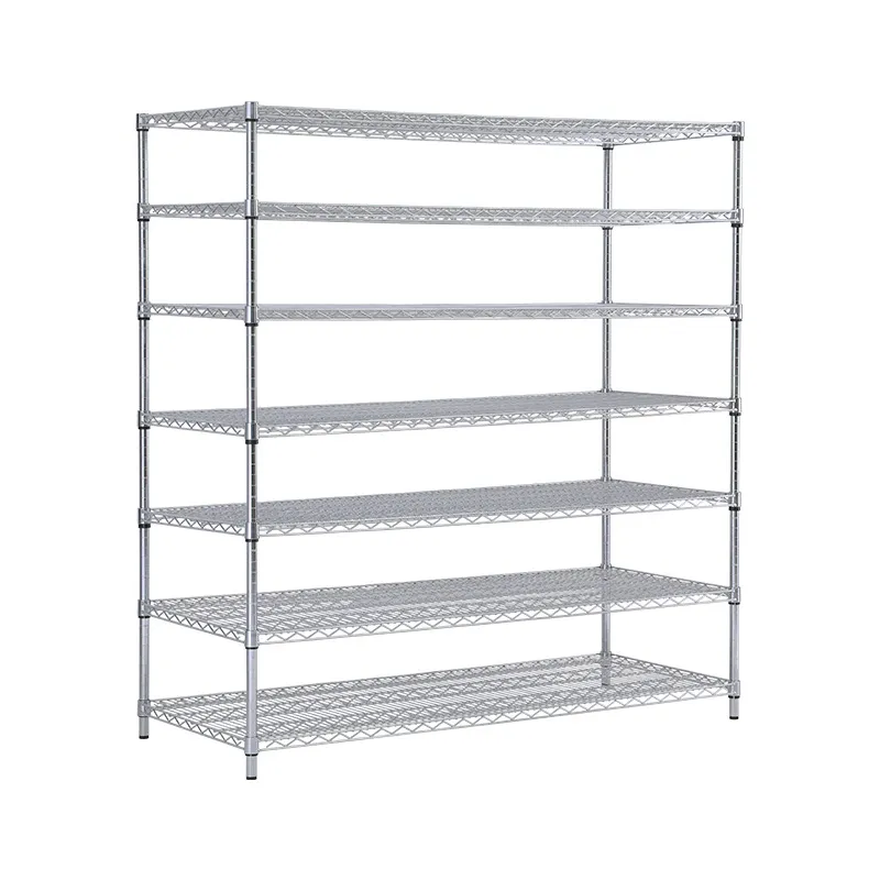 Мобильный сетчатый стеллаж