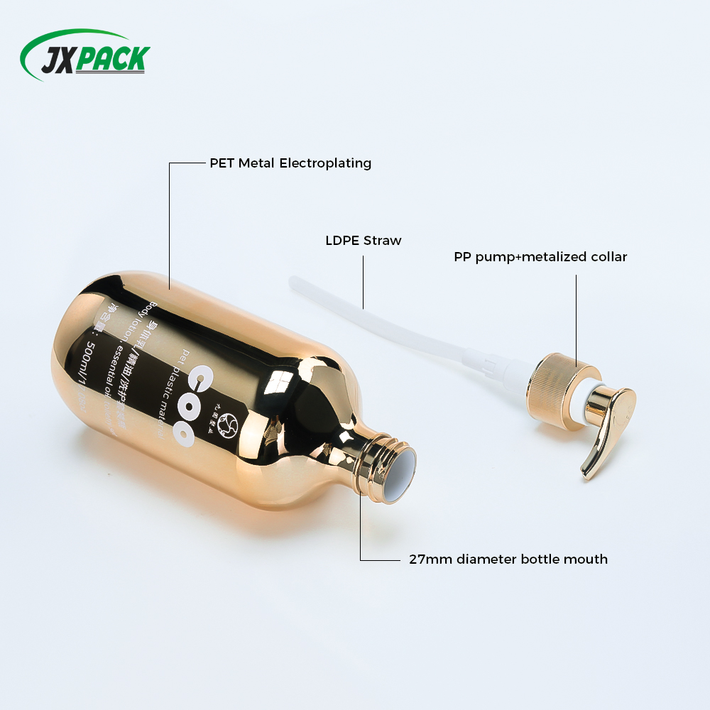 Флаконы с помпой оптом 250–540 мл PET для шампуня JXPACK
