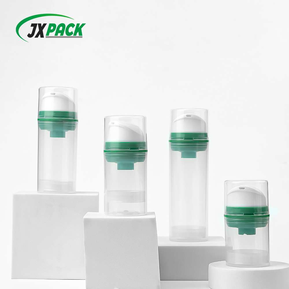 Прозрачные безвоздушные флаконы оптом 50–200 мл JXPACK