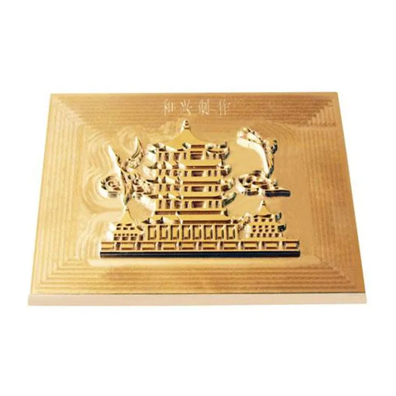 Тиснение фольгой (① Плоское тиснение, ② Совмещенное рельефное тиснение за одну операцию)