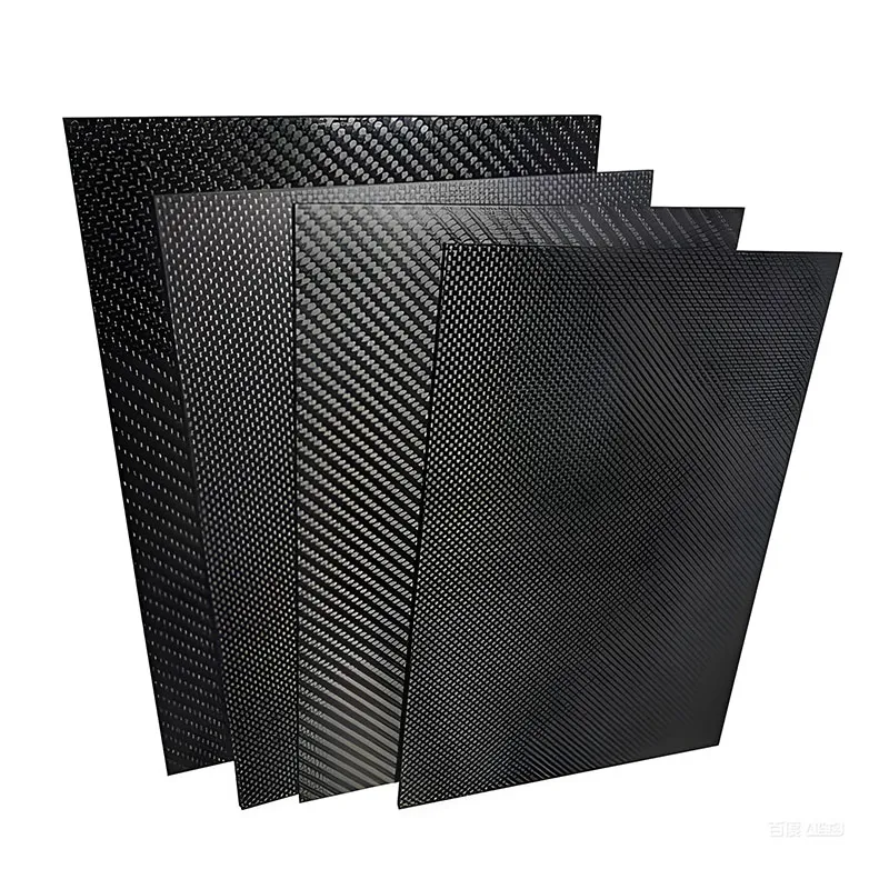 Углепластиковая плита с саржевым переплетением