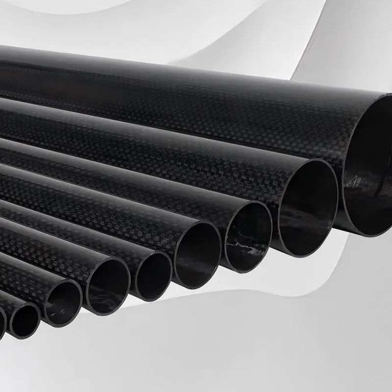 Углепластиковые круглые трубы разного диаметра