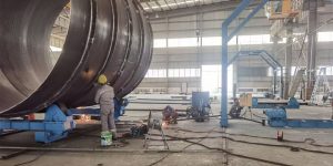 TIG сварка крупногабаритных деталей на производственном предприятии