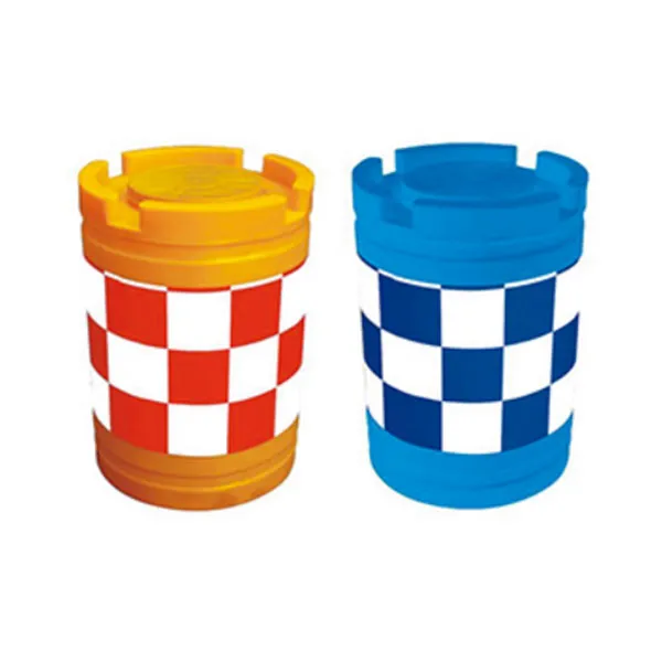 Дорожный барьер бочкообразной формы