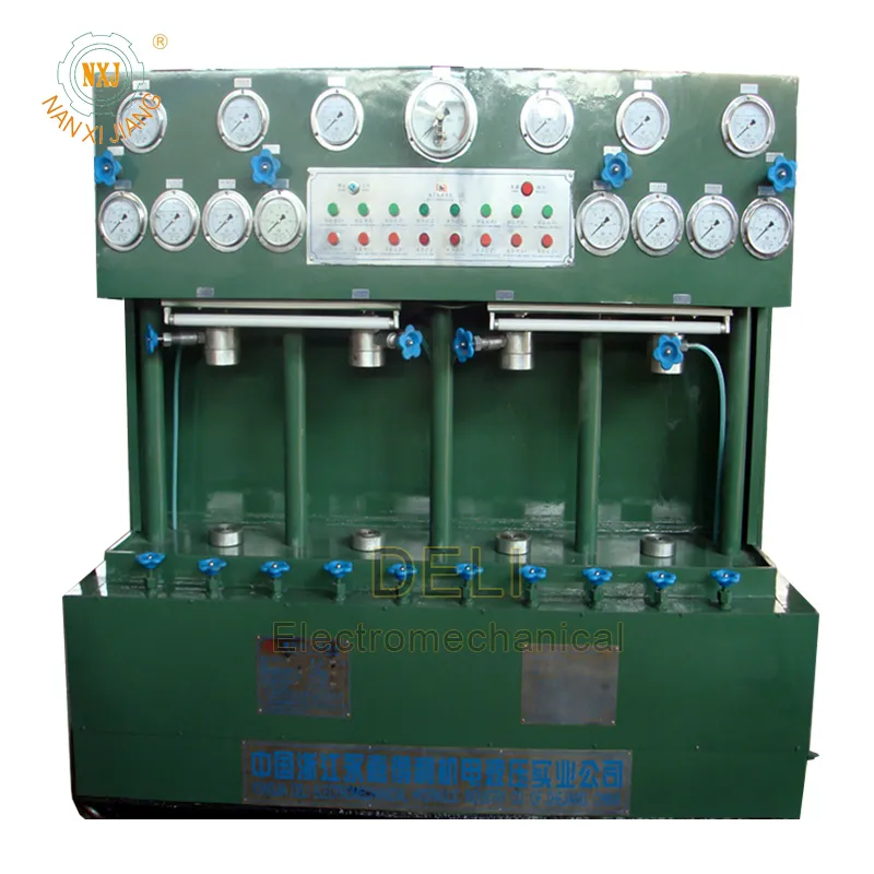 Гидравлический стенд для испытания клапанов модели YFS-L50 (вертикальный и многошпиндельный тип)