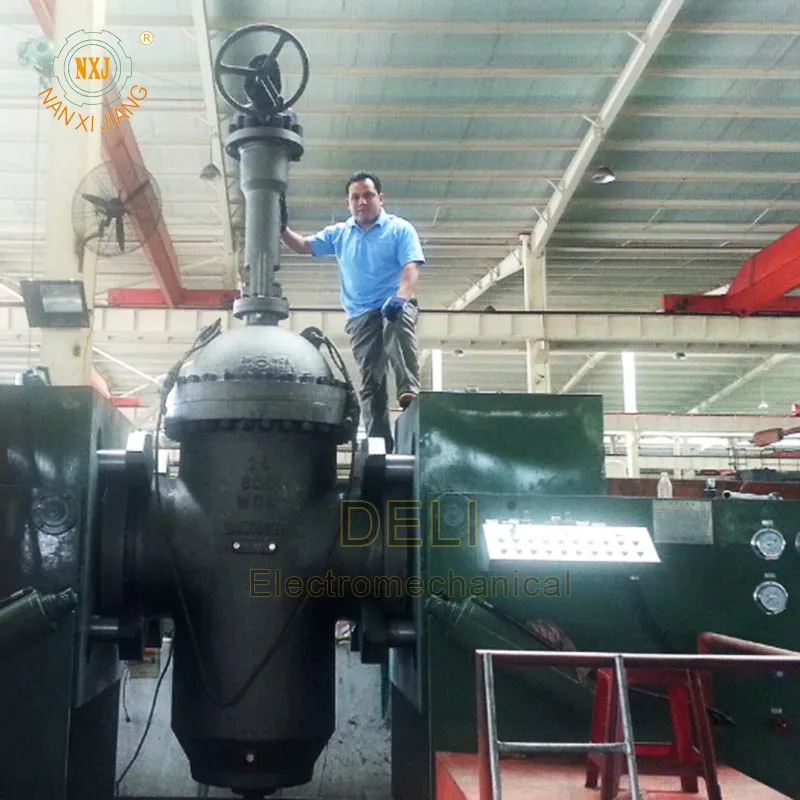 Гидравлический стенд для испытания клапанов (специальный для испытания плоских задвижек) Модель YFS-Z800