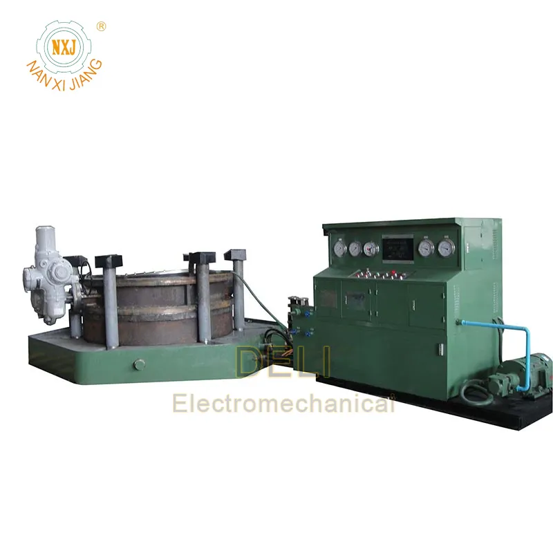 Гидравлический стенд для испытания поворотных дисковых затворов (крупногабаритный) YFS-DL2400