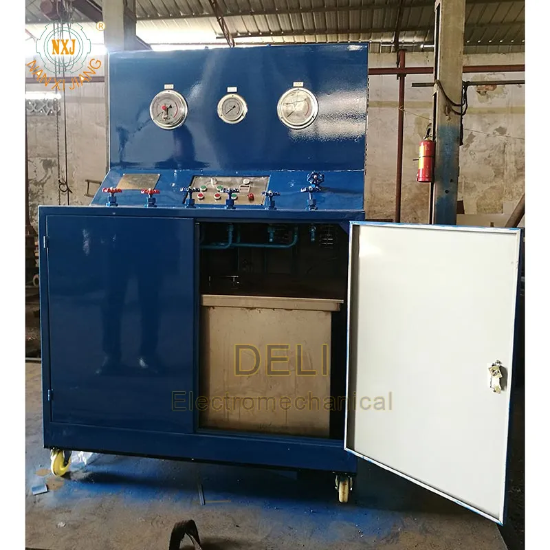 Насосная станция для гидравлических испытаний клапанов серии FJBZ