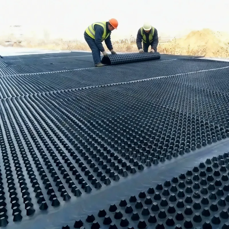 Пластиковая дренажная плита