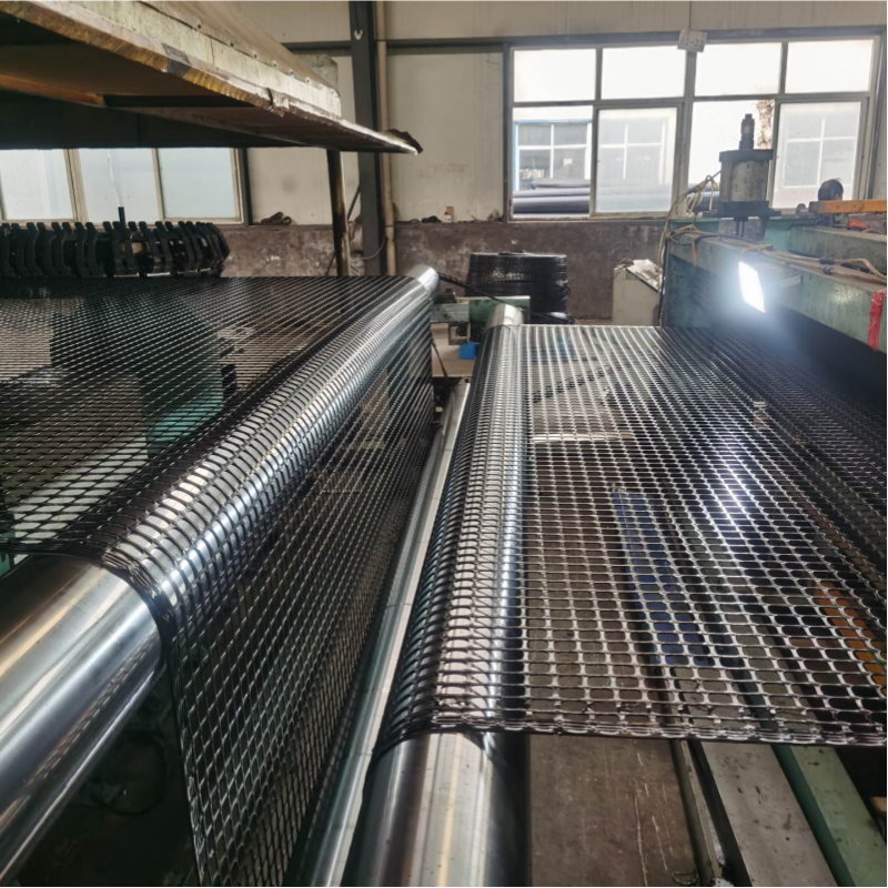 Цветная пластиковая геосетка из полипропилена для ограждения рыбоводных прудов