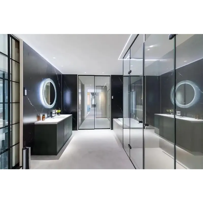 Прямая душевая кабина