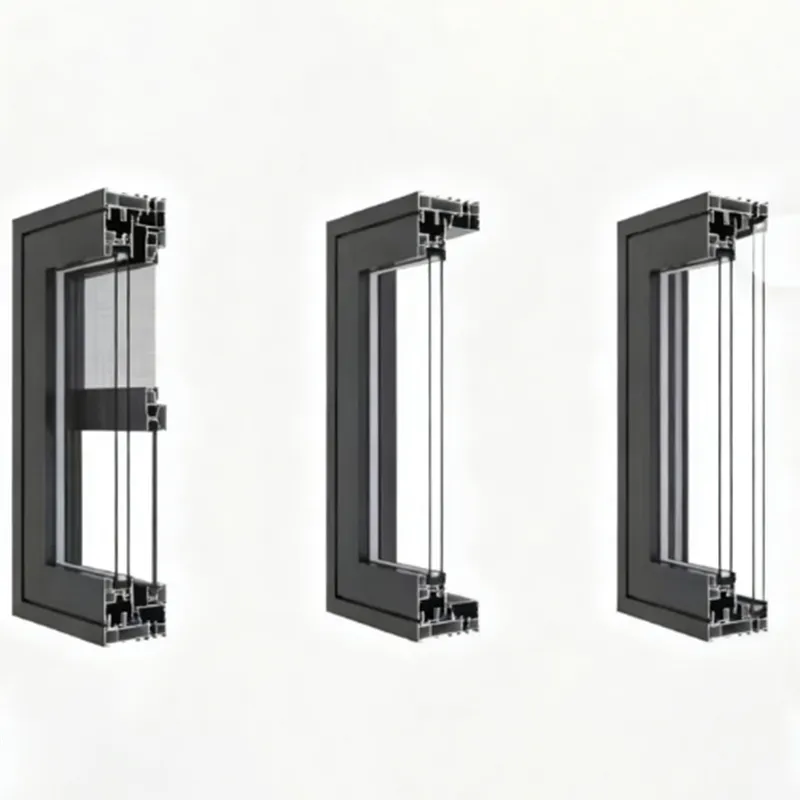 Распашное окно с терморазрывом 109