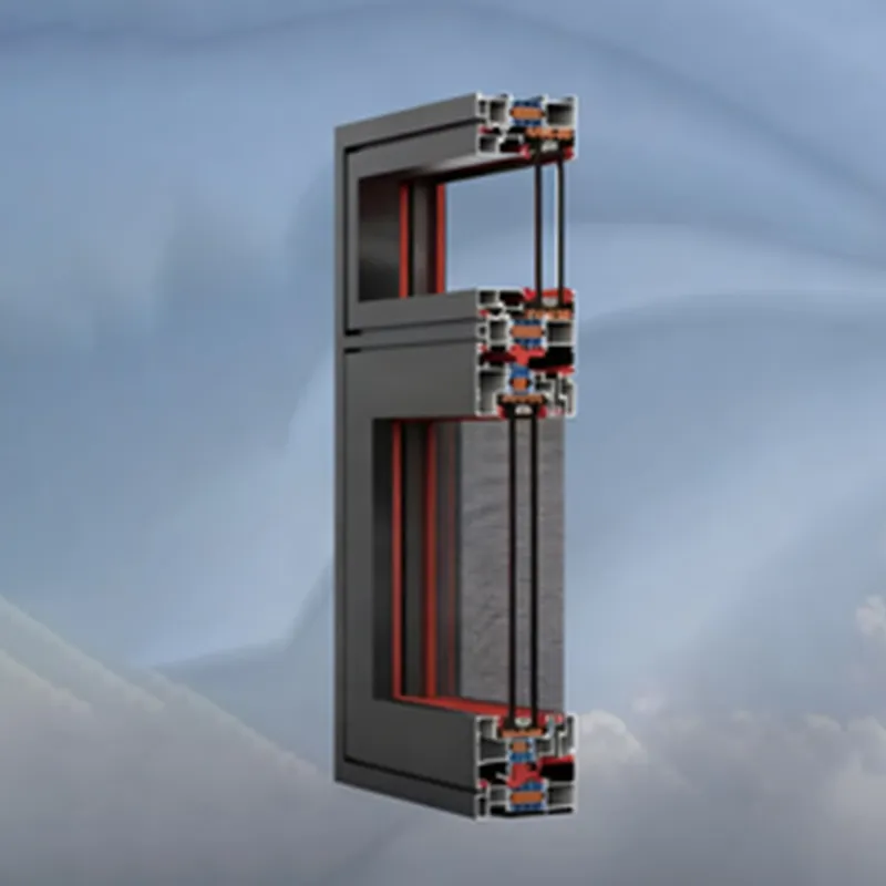 Распашное окно с терморазрывом 120