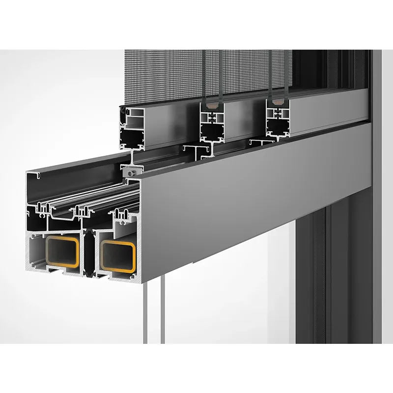 Распашное окно с терморазрывом IJ