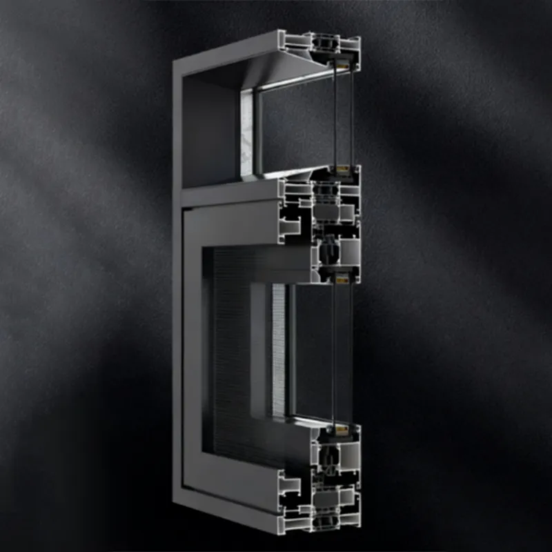 Распашное окно с терморазрывом TD110