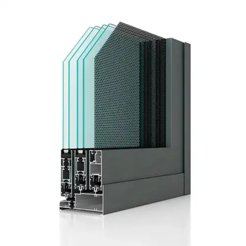 Распашное окно с терморазрывом WE