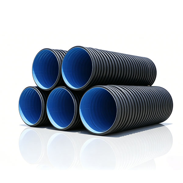 Двустенная гофрированная труба HDPE