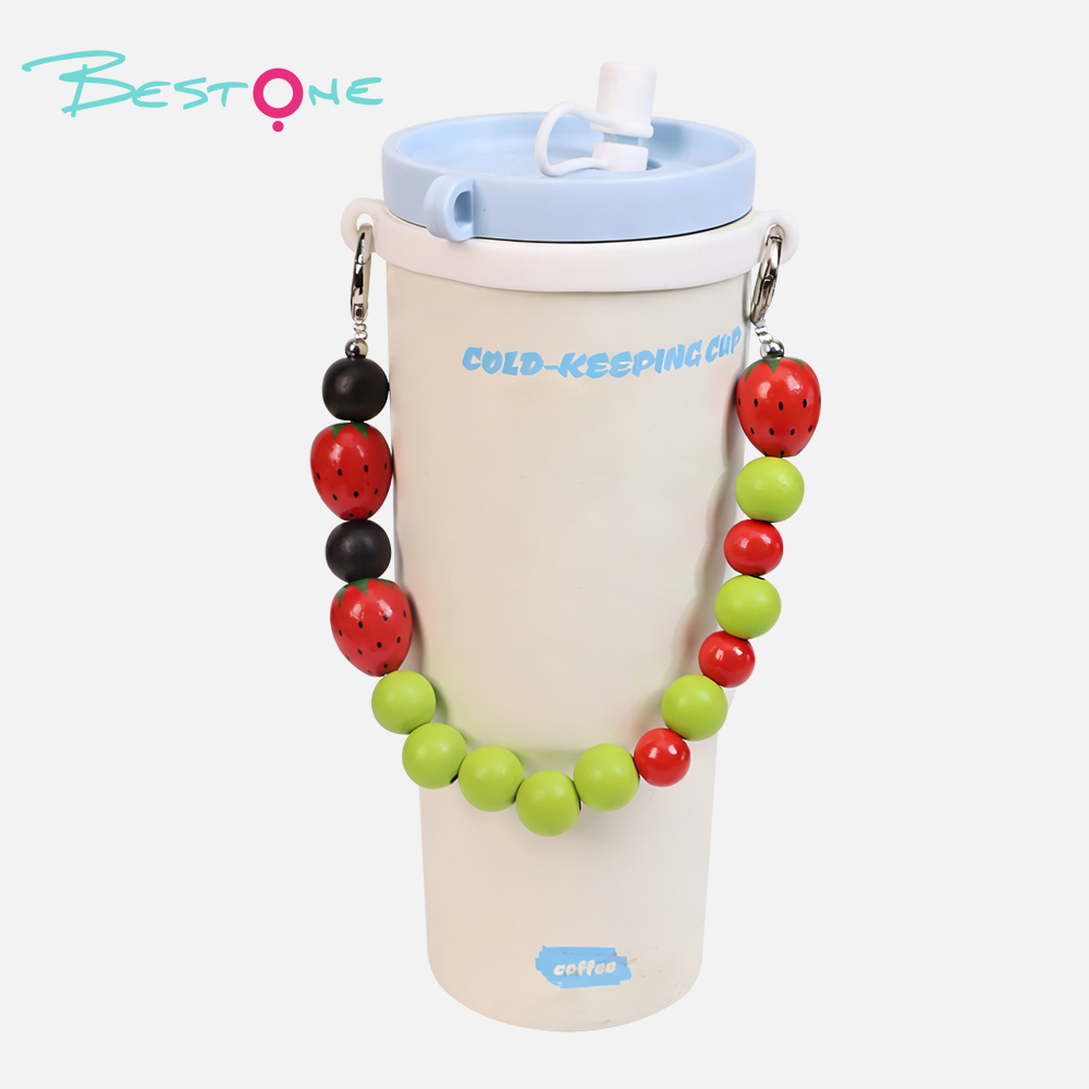 Подвески для термокружек Fresh Fruit из силиконовых бусин
