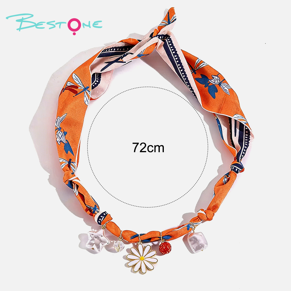 Длинное шарф-ожерелье 72 см для женщин – модное украшение с подвесками, жемчугом и стразами