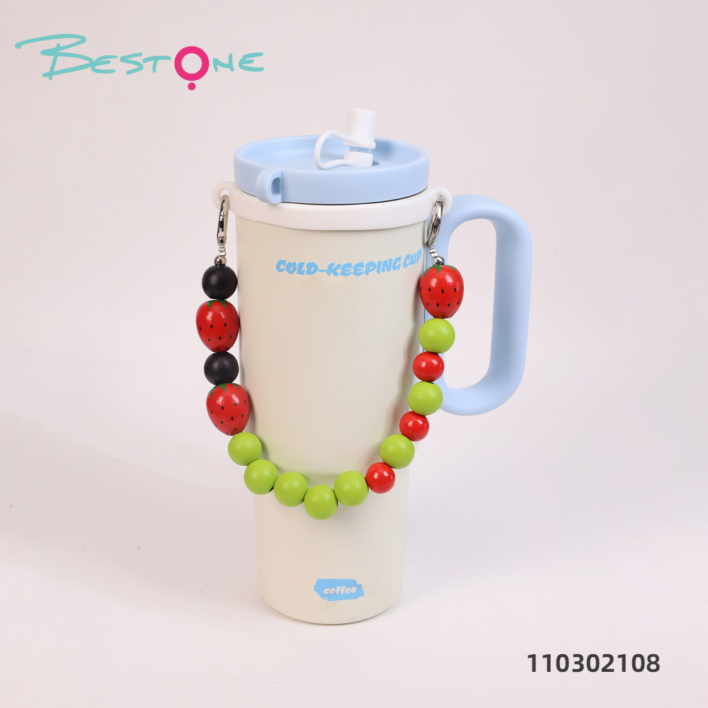 Подвески для термокружек Fresh Fruit из силиконовых бусин