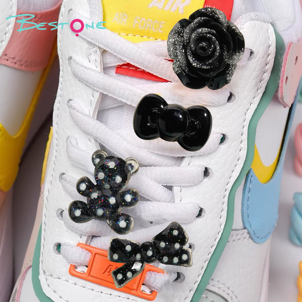 Набор акриловых украшений для обуви — коллекция из 4 DIY комплектов