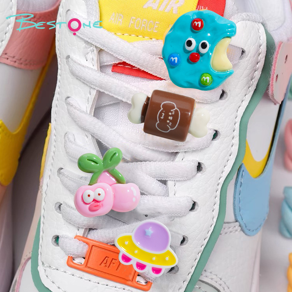 Набор акриловых украшений для обуви — коллекция из 4 DIY карнавальных комплектов