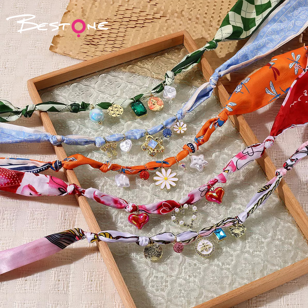 Длинное шарф-ожерелье 72 см для женщин – модное украшение с подвесками, жемчугом и стразами